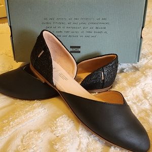 TOMS Julie D'Orsay ballet flat - black